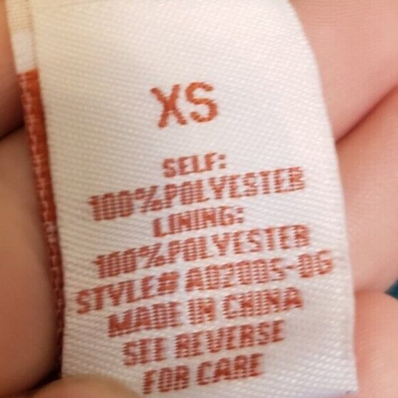 Flying Tomato Women XS Mini Dress Teal Blue V Neck Sheer Sleeve Ruffle Tier Boho - Picture 6 of 6